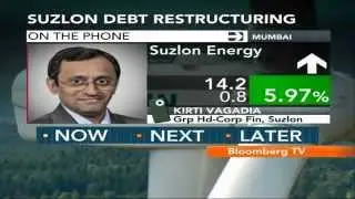 Mr. Kirti Vagadi, Suzlon Group Head - Corporate Finance on Bloomberg