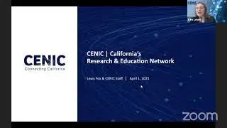 WEBINAR: CENIC California's Research and Education Network