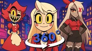 Find All Hidden Hazbin Hotel 👀 360&deg; VR