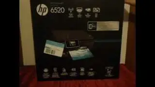 HP 6520 unboxing - plus review/ amazing printer,invisible beauty, (could it talk)
