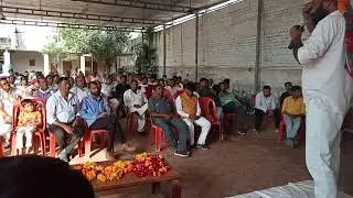obc leader sabalgarh J P dhakad address obc convention at vijaypur  district sheopur.