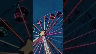 Festival Vibes on the Ferris Wheel 🎡✨ #shorts #themerides #crazyrides #funride #amusementrides