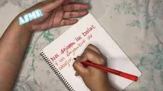 ASMR - Escribo la letra de esta canción para que duermas mejor