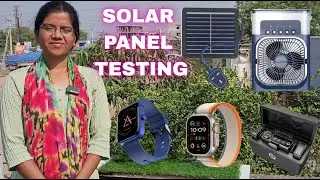 NOIZZY BOX SOLAR PANEL TESTING WITH DIFFERENT DEVICES.