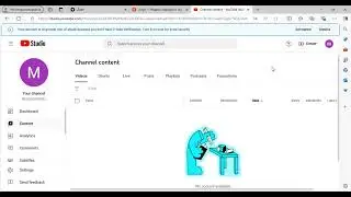 Channel content   YouTube Studio и еще 2 страницы &mdash; Личный  Microsoft​ Edge 2024 07 11 23 01 20