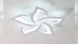 A must-have product!&nbsp;White Flower Shape Design LED Ceiling Lamp For Bedroom Living Room Dining Roo