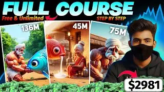 How To Make Viral AI Videos Like Moon Hindi Animation, Cat Animation & AI Story 2.0 | Full Course🔥