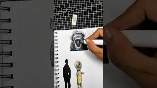 Drawing SCP SCP-067 #scp #scpfoundation #horror #memes #drawing