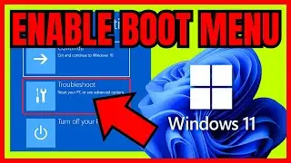 How To ENABLE Boot Menu In Windows 11 (FULL GUIDE 2026)