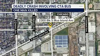 Driver killed in crash involving CTA bus in Heart of Chicago, police say