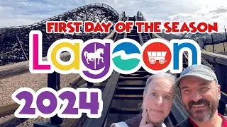 Lagoon the 2024 season. Rides, Merch, Foods!