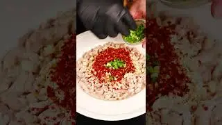 Pig spinal cord and pig brain#Shorts#food #cooking