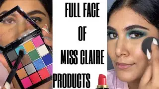 Full face using only Miss Claire products