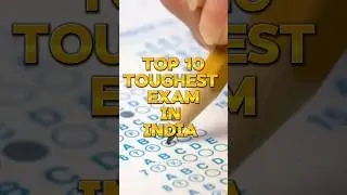 Top 10 Toughest Exam In India📚🇮🇳||2024||#top10#exam#shorts