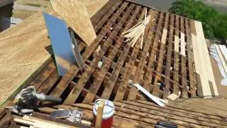 Installing Plywood on a roof  , this video shows you how to install a beautiful