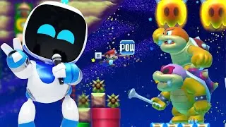 Super Mario Maker 2 🔧 Astro Bot - Crash Site 🔧 DTSpies