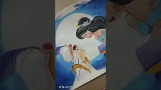#newshort #viral #disney #aladin #art #like #comment #painting #fypp  #acrylicpainting #artist#share
