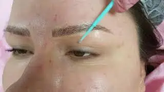 Structured Eyebrows Microblading Oily Skin by El Truchan @ Perfect Definition 1444