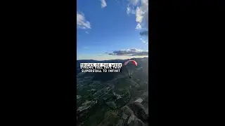 TRICKS OF THE WEEK : DYNAMIC STALL DEVIL TWIST & SUPERSTALL TO INFINIT - ACRO PARAGLIDING #SHORTS
