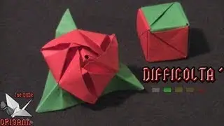 [ORIGAMI ITA] Rosa Trasformabile (Valerie Vann) || Fiori/Origami Modulari