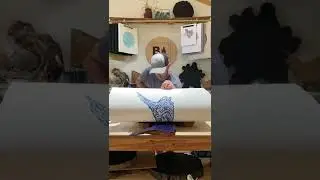 Nature Art - Cedar Stump Tree Ring - Printing Process