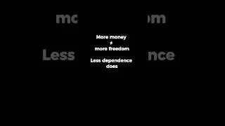 The Real Goal Was Never More Money