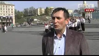 CNLNEWS: Евангелизация в центре Киева церкви ХВЕ