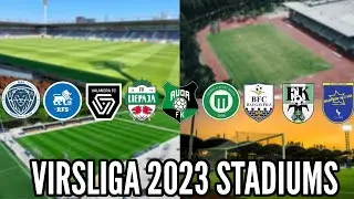 Virsliga 2023 Stadiums (Latvian 1st tier)
