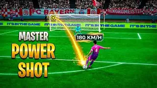 How To Shoot A POWER SHOT on FC MOBILE