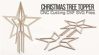 Making a Stunning Wooden Tree Topper with our SVG Laser Cut Files | Christmas DIY