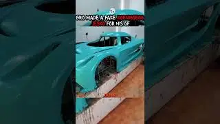 Bro made a fake Koenigsegg Jesko for his gf.. 💀