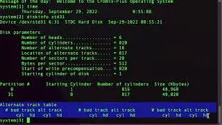 20220929 D28 Seagate Technology ST251 MLC-1 MFM Hard Disk Testing