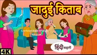 जादुई किताब , कहानी वीडियो 4K HD VIDEO CARTOON VIDEO STYLE 