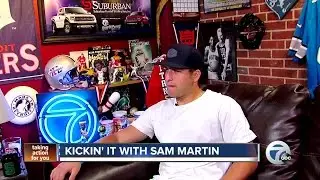 Kickin' It with Sam Martin: a new contract, a record-setting day, and watching Calvin Johnson dance