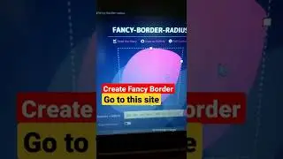 Create Fancy Border in HTML CSS #shorts #html  #css