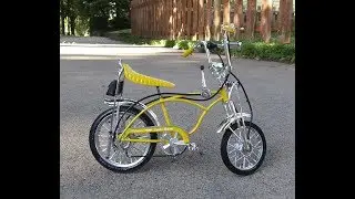 MPC Schwinn Sting Ray Classic Krate Bicycle 1/8 Scale Model Kit Build Review MPC914