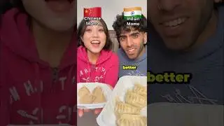 🇮🇳Indian Momo vs 🇨🇳Chinese Dumpling #food #momo #indianfood #chinesefood #foodie #short #dumplings