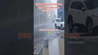 Heavy Wind Storms in Hongkong on 24th Sept 2025.#news #flood #Viral