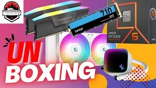 Unboxing AMD ryzen 5 7600X , Lexar NM710 , DeepCool LS520 Corsair @DEEPCOOL1996 @corsair @AMD