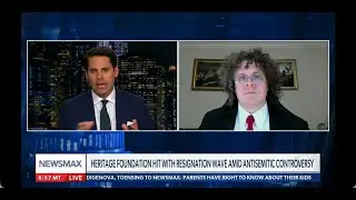 Дал интервью телеканалу Newsmax TV по поводу отставки представителя организации &laquo;Наследие&raquo;.