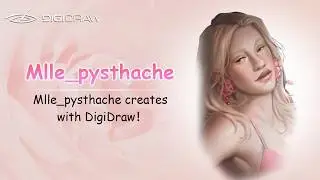 Digital Portrait by @Mlle_pysthache  | Created on DigiDraw Turing Tablet