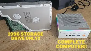 It's crazy to think how far computers have come!! PELADN HO4 Mini PC!!
