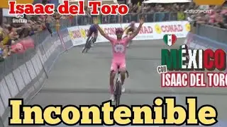 Carapaz Vs ISAAC DEL TORO un final de antolog&iacute;a en el GIRO DE ITALIA 🚴🇲🇽🇲🇽🇲🇽