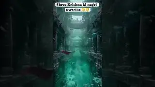 Samudra ke 300 fit Niche Dwarika Nagari ke sakchhat Darshan #shorts #trendingshorts #viral #krishna