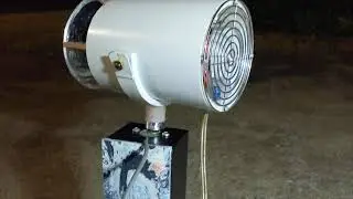 Super bright homemade 100 watt LED swiveling boat spotlight