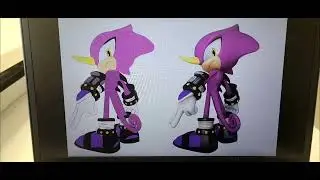 My sonic Characters in Digital Art video 