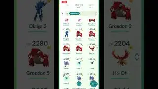 All my legendary Pok&eacute;mon in Pok&eacute;mon go #shorts #pokemongo #pokemonjohto
