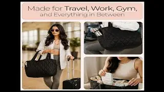 TOP Design Puffer Tote Bag for Women | Travelling bag | Work and Gym bag 
