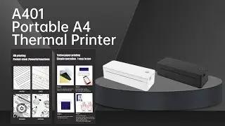 A401 Portable A4 Thermal Printer Tattoo Paper Printer