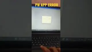 Pw app error still not resolved #pw #neet #shorts